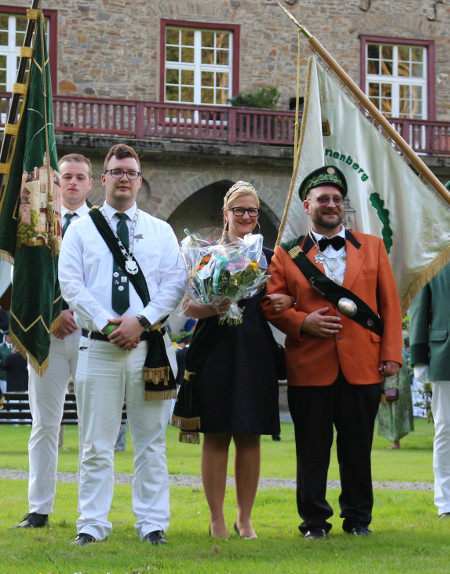 Die neuen Majestäten unserer Bruderschaft: König Johannes Piffka und Prinz Niklas Lingenberg