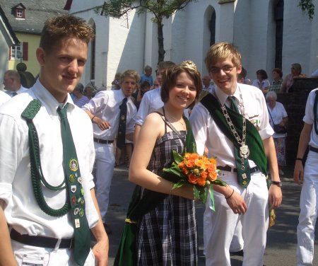 Das Prinzenpaar Benjamin Stötzel und Ilka Dalibor