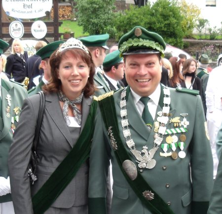 ... sowie von unserem Königspaar Elfrun und Timo Fuchs.