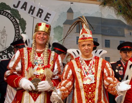 ... vom Dreigestirn der KG Närrische Oberberger.