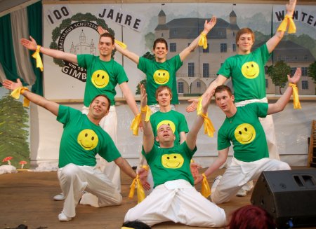 Die Zumba-Truppe der Gimborner Jungschützen