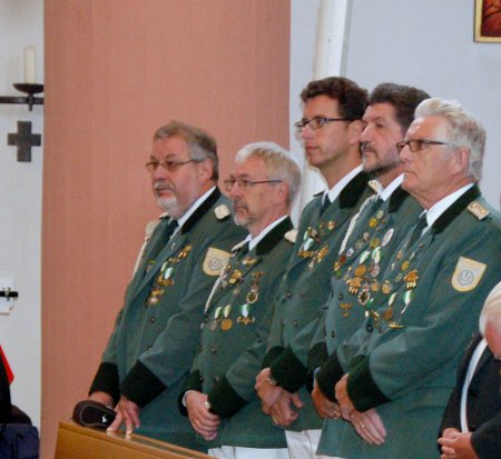 Auch eine Delegation unserer Bruderschaft war zur Festmesse angereist.