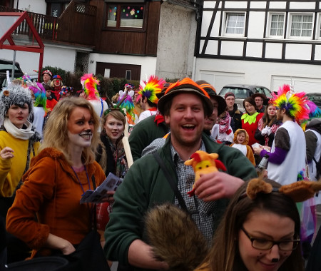 Der Königshof beim Rosenmontagszug