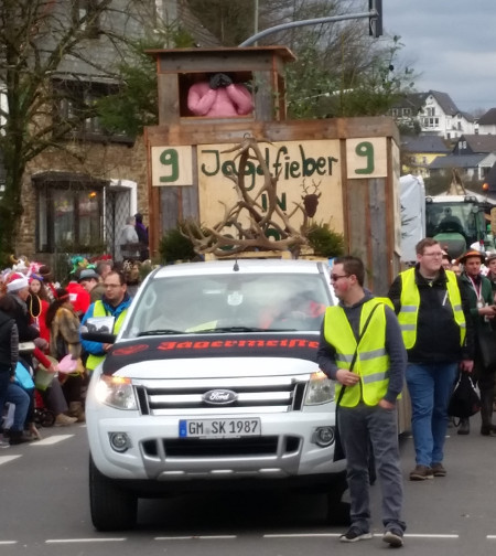 Der Königshof beim Rosenmontagszug