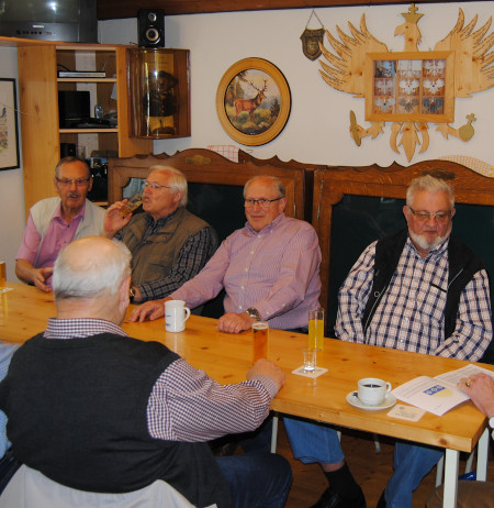 Teilnehmer am Schießstand