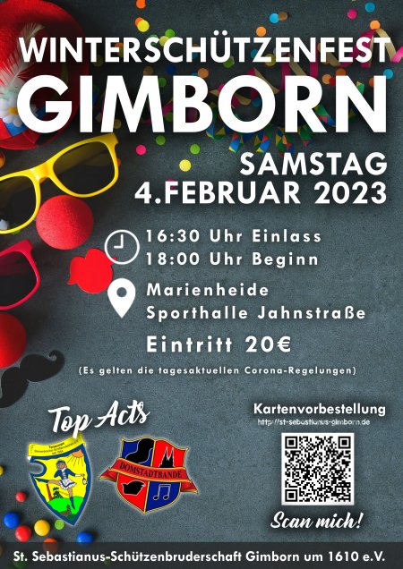 Plakat Winterschützenfest 2023