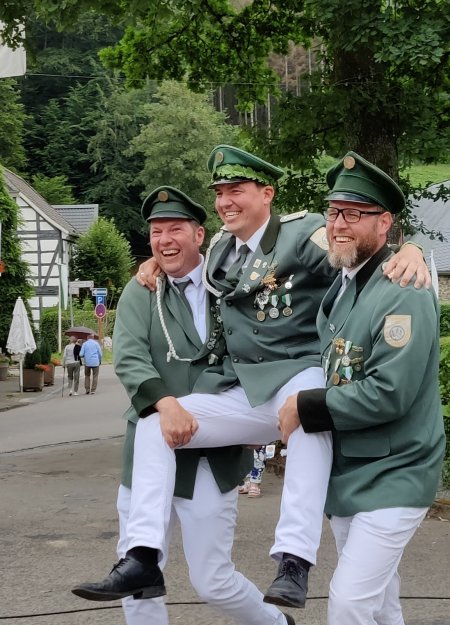 Josef Günther ist nach 2009 zum zweiten Mal König der Gimborner Schützen