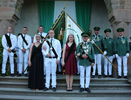 Die neuen Majestäten: König Sascha Stötzel und Prinz Luis Hagen