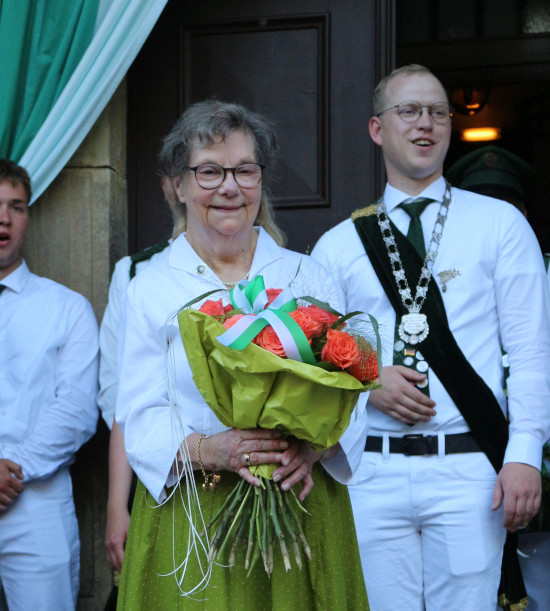 Agnes Freifrau von Fürstenberg verabschiedete sich nach 45 Jahren vom Amt der Schirmherrin der Jungschützen.