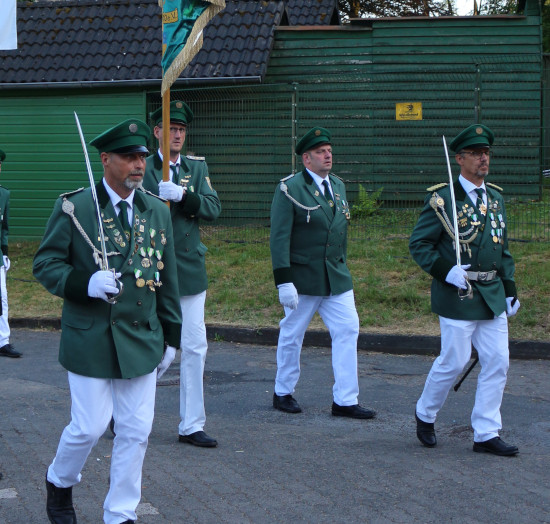 Schützen beim Marschieren