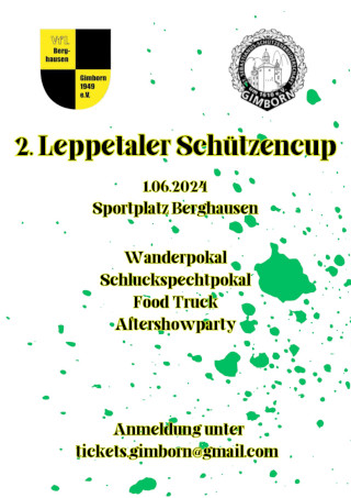 Plakat Leppetaler Schützencup