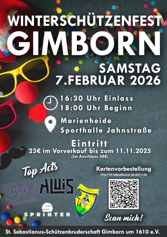 Plakat Winterschützenfest 2026