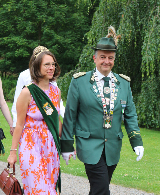 Bundeskönigspaar des OSB: Sven und Mareen Wottrich