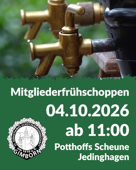 Einladung Mitgliederfrühschoppen