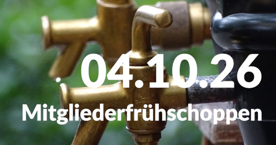 Einladung zum 3. Mitgliederfrühschoppen