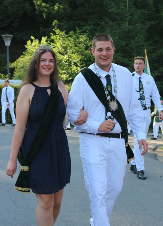Prinzenpaar Lennart Wiehe und Pia Manz