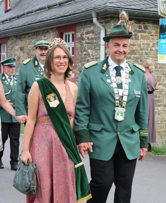 Bundeskönigspaar Sven und Mareen Wottrich