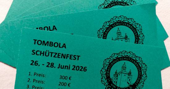 Gewinnliste Tombola Schützenfest 2026