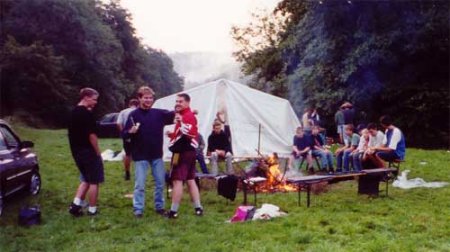 Zeltlager 2000 in Berrenberg