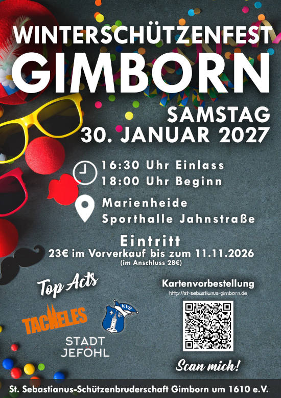 Plakat Winterschützenfest 2027