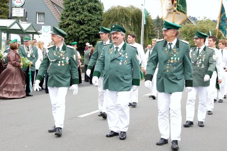 Der Geschäftsführende Vorstand unter Stefan Meisenberg führte die Gimborner Delegation an.