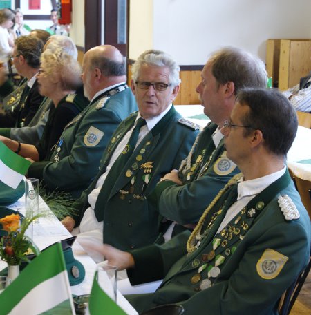 Die Gimborner Delegation in Hüsenbusch