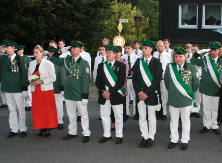 Die Gimborner Delegation während der Krönung