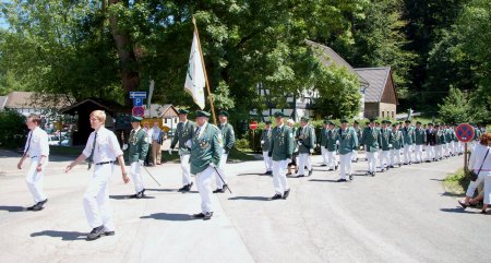 Antreten Königsvogelschießen